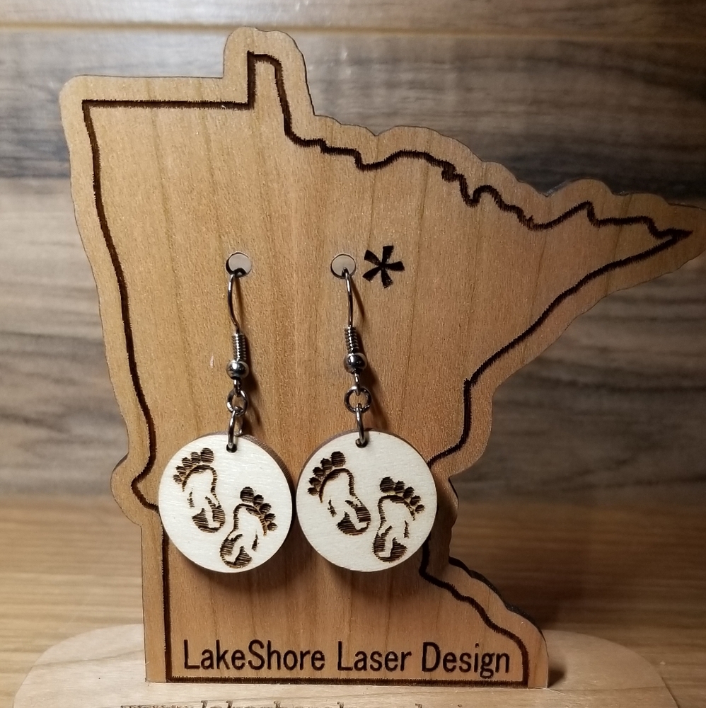 Bigfoot Earrings
